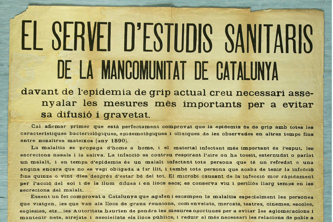 Grip de 1918: entre la desesperació de l’esoterisme i l’esperança de la ciència