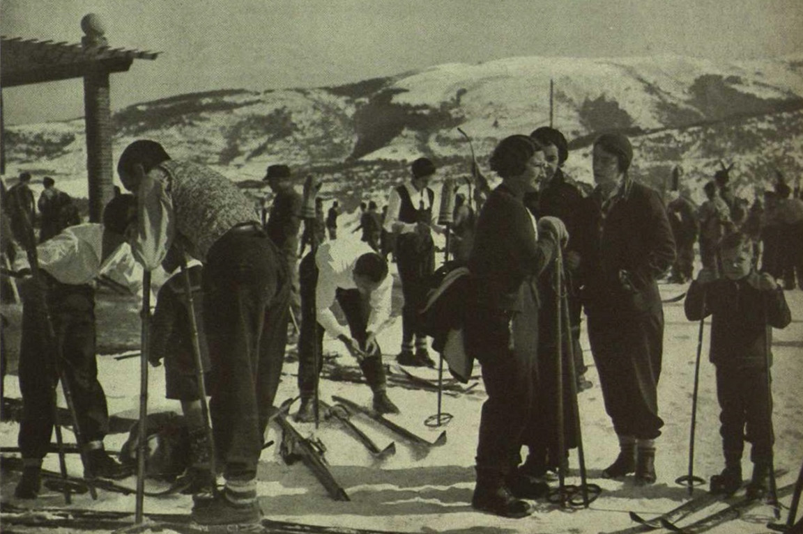 Els primers bojos per l’esquí